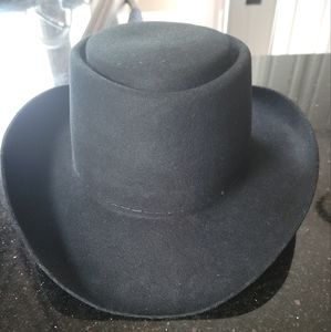 Mint Stetson 3X wool, Stalion gambler, stylized wide brim hat in 7 3/8 (59cm)